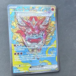 Pokemon Hearthflame Mask Ogerpon ex 148/131 Prismatic Evolutions Holo Rare - Image 1
