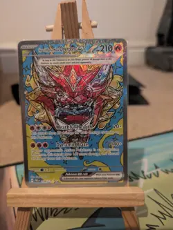 Pokemon TCG Hearthflame Mask Ogerpon EX Prismatic Evolutions Card 148/131 SIR NM - Image 1