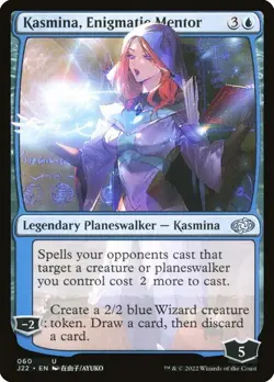 NM Kasmina, Enigmatic Mentor, MTG, Jumpstart 2022, Magic the Gathering, 60 - Image 1