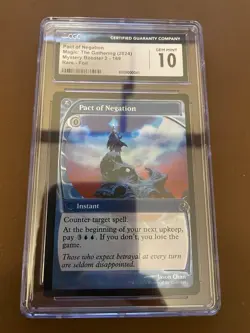 FOIL - Pact of Negation (Future Sight) - Mystery Booster 2 (MB2) - CGC GEM MINT - Image 1