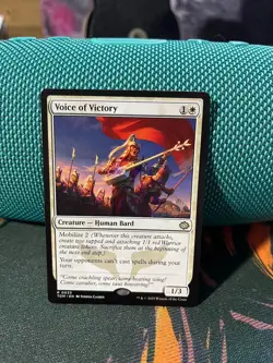 MTG Voice of Victory Tarkir: Dragonstorm Regular Promo Stamp (0033) LP - Image 1