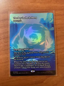 Magic: The Gathering The Boy in the Iceberg Legendary Snow Land Foil M 0056 - Image 1