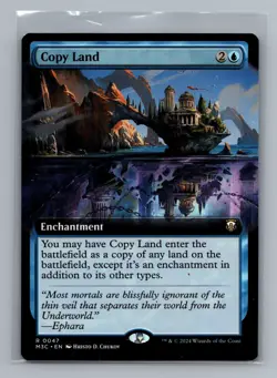 Copy Land ** Extended Art ** #47 - CMR: Modern Horizons 3 - NM MTG - Image 1