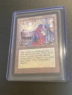 1993 WotC MAGIC the Gathering BETA unplayed rare TIME VAULT see description - Image 1