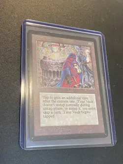 1993 WotC MAGIC the Gathering BETA unplayed rare TIME VAULT see description - Image 2