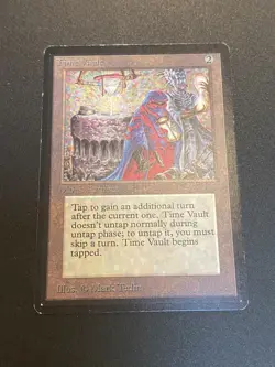 1993 WotC MAGIC the Gathering BETA unplayed rare TIME VAULT see description - Image 4
