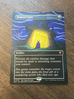 MAGIC Gathering LORWYN ECLIPSED unplayed mint mythic DOLMEN GATE borderless sg - Image 1