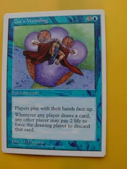 Zur's Weirdling. Enchantment. MTG Card. White Border - Image 2