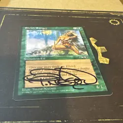 MTG Elvish Ranger Signed by TERESE NIELSEN - Image 2