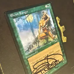 MTG Elvish Ranger Signed by TERESE NIELSEN - Image 3