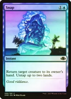 MTG FOIL Snap - Dominaria Remastered #066 Mint/NM Beautiful card!! - Image 1