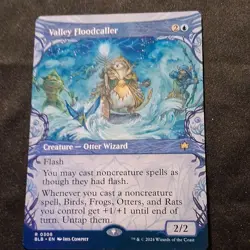 Valley Floodcaller x 1 - Showcase - Rare Creature - MTG Bloomburrow 0308 - NM+ - Image 1