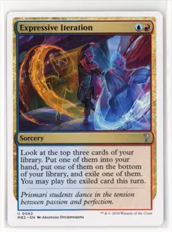 MtG MB2 Expressive Iteration White Border - Image 1