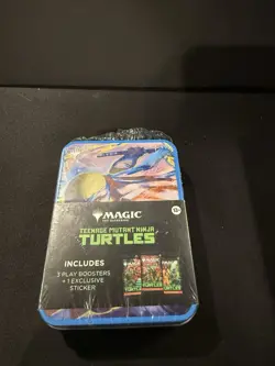 Magic: The Gathering Teenage Mutant Ninja Turtles Leonardo Tin Boosters - Torn - Image 1
