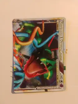 Pokemon Rayquaza & Deoxys Legend (Top) 89/90 Undaunted Holo Card - Image 1