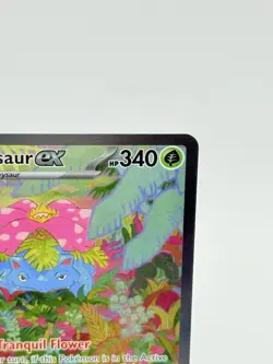 Pokemon Venusaur ex 198/165 MEW EN-151 Special Illustration Rare Holo - Image 5