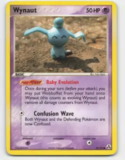 2006 Pokemon, Legend Maker, #71/92 Wynaut, Common - Image 1