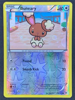 Pokemon Buneary Reverse Holo 116/149 BCR Boundaries Crossed LP - Image 1