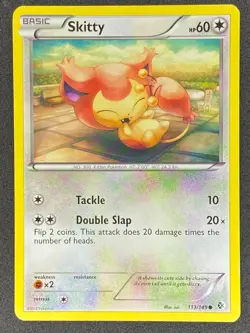Pokemon Skitty 113/149 BCR Boundaries Crossed LP/NM - Image 1