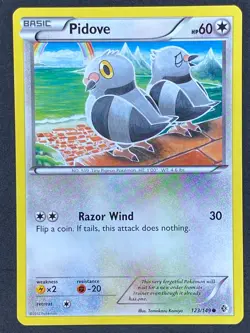 Pokemon Pidove 123/149 BCR Boundaries Crossed LP/NM - Image 1