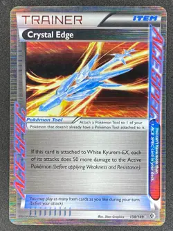 Pokemon Crystal Edge Ace Spec 138/149 BCR Boundaries Crossed LP/NM - Image 1