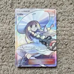 Pokemon TCG Lillie Full Art Ultra Rare Holo Trainer 147/149 SM Base English - Image 1