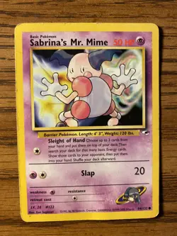 Lot Of (3) Pokemon Cards: Sabrina’s Mr. Mime 94/132 (2) + Slowpoke 95/132 (1) - Image 4