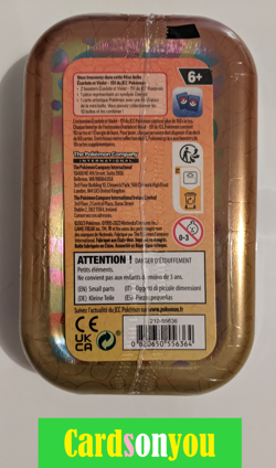 Pokemon ° EV3.5 Mew 151 ° Mini Tin scellee ° Insecateur & Smogogo ° 2 boosters - Image 2