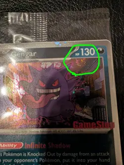 Pokemon TCG Pokemon Gengar GameStop Exclusive Promo With Nice Swirl - Image 2