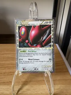 Pokemon TCG Scizor Prime Ultra Rare Holo Undaunted 84/90 2019 - Image 1