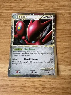 Pokemon TCG Scizor Prime Ultra Rare Holo Undaunted 84/90 2019 - Image 2