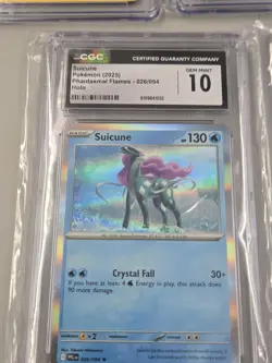 Pokemon Tcg Graded Slabs Lot Of 5 Cards Included One CGC Pristine 10 - Image 3