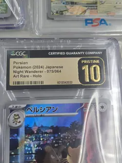 Pokemon Tcg Graded Slabs Lot Of 5 Cards Included One CGC Pristine 10 - Image 5