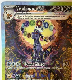 Pokemon Prismatic Evolutions Umbreon ex 161/131 Special Illustration Rare - Image 2