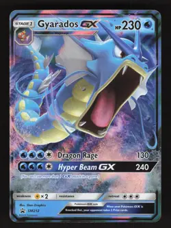 Gyarados GX SM212 Pokemon Hidden Fates Promo Holo Full Art Card - Image 1