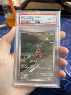 2025 Pokemon TCG Kangaskhan Destined Rivals Illustration Rare 204/182 PSA 10 - Image 1