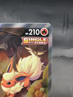 Pokemon Flareon V Single Strike Promo Holo SWSH179 210 HP Sword & Shield Card - Image 3