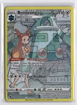 Pokemon Astral Radiance Trainer Gallery Bronzong TG11/TG30 Holo - Image 1