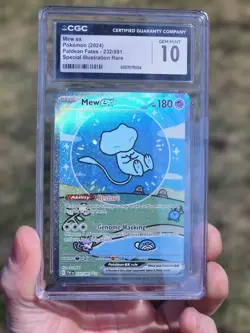 Pokemon TCG Bubble Mew EX 232/091 Paldean Fates CGC 10! - Image 1