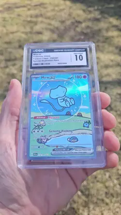 Pokemon TCG Bubble Mew EX 232/091 Paldean Fates CGC 10! - Image 2