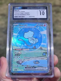 Pokemon TCG Bubble Mew EX 232/091 Paldean Fates CGC 10! - Image 3