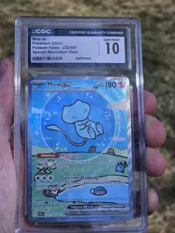 Pokemon TCG Bubble Mew EX 232/091 Paldean Fates CGC 10! - Image 5