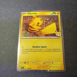 Pokemon Near Mint Pikachu 051/162 Pokemon Day 30th Anniversary 2026 (NM).. - Image 2