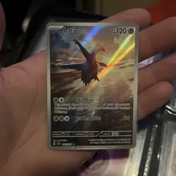 Pokemon TCG: Surging Sparks SV08: Latios 203/191 Holo NM Illustration Rare - Image 1