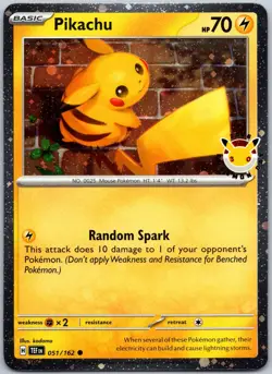 Pikachu 051/162 Cosmos Holo Pokemon Day 2026 Promo Misc. Cards & Products NM - Image 1