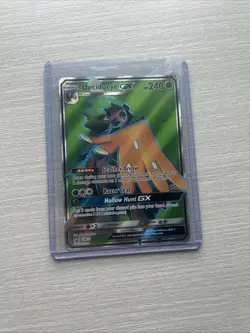 Pokemon Decidueye GX Full Art Promo Holo SM37 240 HP Pokemon TCG Card Stock - Image 1
