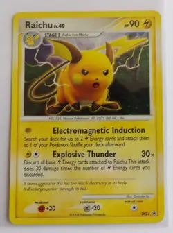 Pokemon TCG Raichu MP Holofoil Diamond and Pearl Promos DP21 - Image 2