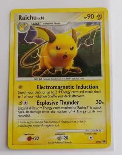 Pokemon TCG Raichu MP Holofoil Diamond and Pearl Promos DP21 - Image 4