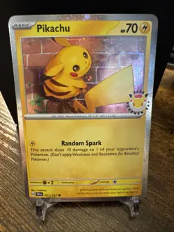 Pikachu 051 /162 Stamped 2026 Pokemon Day 30th Anniversary Promo Card - Image 1