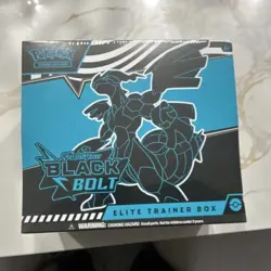 Pokemon Scarlet & Violet Black Bolt Elite Trainer Box Zekrom Thundurus Meloetta - Image 1